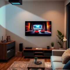 Projektor czy telewizor w małym salonie: kiedy większy ekran nie oznacza kompromisów w przestrzeni i jakości obrazu