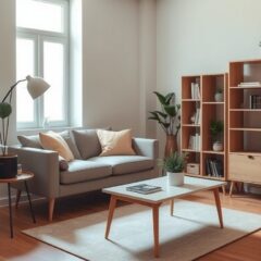 Meble na nóżkach w małym mieszkaniu: jak wybrać funkcjonalne i lekkie rozwiązania ułatwiające codzienne użytkowanie