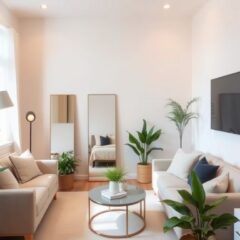 Lustra w małych mieszkaniach: jak ustawić i oświetlić, by optycznie powiększyć przestrzeń