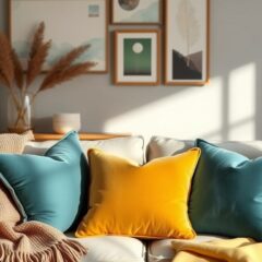 Jak dobierać kolory dodatków do wnętrza, by stworzyć harmonijną i przytulną przestrzeń