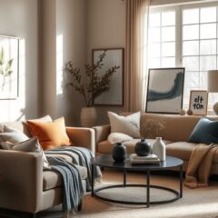 Jak łączyć dekoracje z meblami, by stworzyć spójną i funkcjonalną aranżację wnętrza