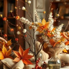 DIY dekoracje sezonowe: jak tworzyć unikalne ozdoby z naturalnych materiałów i tkanin na każdą porę roku