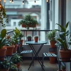 Balkon w małym mieszkaniu: jak urządzić funkcjonalną i przytulną przestrzeń bez chaosu