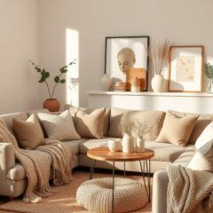 Jak wybrać dodatki do neutralnego wnętrza, by stworzyć przytulną i pełną charakteru przestrzeń