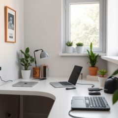 Jak sprytnie zorganizować kable w home office w małym mieszkaniu, by zachować porządek i ergonomię